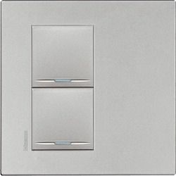 BTicino, Axolute Eteris, Цвет: Алюминий