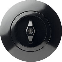 Berker 1930, Цвет: Черный, пластик