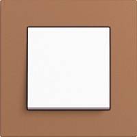 GIRA, Esprit, Цвет: Светло-Коричневый Linoleum-Multiplex / Белый матовый