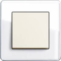 GIRA, Esprit, Цвет: Белое стекло Glass C / Кремовый глянцевый