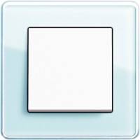 GIRA, Esprit, Цвет: Салатовое стекло Glass C / Белый матовый