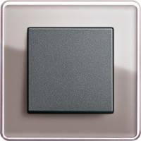 GIRA, Esprit, Цвет: Дымчатое стекло Glass C / Антрацит