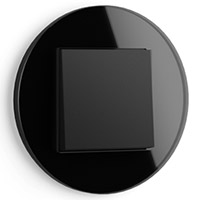 GIRA, Studio, Скрытый монтаж, Цвет: черное стекло