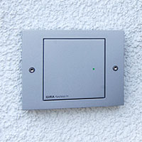 Бесконтактный кодовый замок, Gira TX_44, Цвет: Алюминий