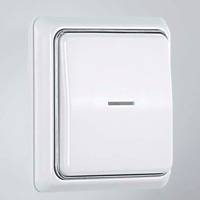 JUNG, CD plus, Цвет: Белый / Полированных хром