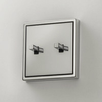 JUNG, LS 1912, тумблер в форме куба, Цвет: Хром