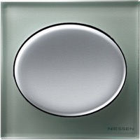 Niessen ABB, Tacto, Цвет: Стекло Серебрянное / Серебрянный