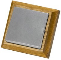 Simon 73 Loft, Цвет: Тик Empty / Алюминиевая клавиша