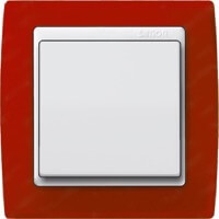 Simon 82, Цвет: Красный / Белая вставка