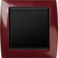 Simon 82, Цвет: Гранатовый металлик / Вставка - графит