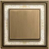 ABB, Династия, Цвет: Латунь античная, белая роспись