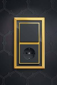 ABB, Династия, Цвет: Латунь полированная, черное стекло