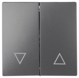 Клавиша для механизма жалюзи
Эра 12,  без подсветки,   цвет - графит,  пластмасса,  Б0047856,  12-6203-12,  ЭРА
 - PULSAL.RU