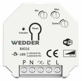 Модуль диммера с wi-fi Smart Life TUYA для LED 5-200 Вт
R1,  R2,  R3,  клавишный,  с возможностью управления с 2-х мест,  лампы накаливания и галогенные 220В (R),  лампы с индукционным (обмоточным) трансформ.(L),  лампы с электронным (емкостным) трансформ.(C),  диммируемые лампы LED 220В (LEDi тип L),  диммируемые лампы LED 220В (LEDi тип C),  84016-B,  Wedder
 - PULSAL.RU