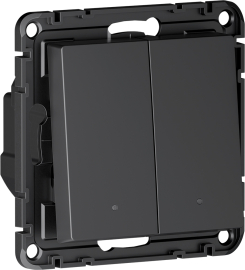 Умный выключатель проводной 2-х клавишный, 10 А
AtlasDesign Smart,   цвет - карбон,  пластмасса,  ATN001053Z,  SBDV-00199,  Systeme Electric
 - PULSAL.RU