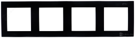 Рамка
Simon 15,  4 поста,   цвет - черный глянец,  вертикальная,  горизонтальная,  пластмасса,  1500640-032,  Simon
 - PULSAL.RU
