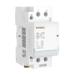 Контактор модульный Модульное и клеммы, 2НО, 40А, 220В AC, W942M40O, Werkel - PULSAL.RU Контактор модульный Модульное и клеммы, 2НО, 40А, 220В AC, W942M40O, Werkel - PULSAL.RU