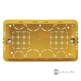 Монтажная коробка 133х74х53,5мм
Living Now,  Axolute,  Axolute AIR,  LivingLight,  LivingLight AIR,  для сплошных стен,  504E,  BTicino
 - PULSAL.RU