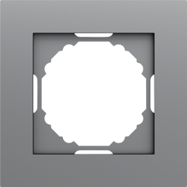 Рамкa
A07,  1 пост,   цвет - серый матовый,  вертикальная,  горизонтальная,  пластмасса,  DE21140,  Donel
 - PULSAL.RU