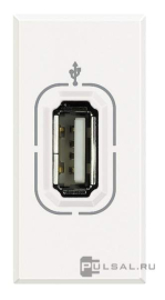 Розетка USB
Axolute,  Axolute AIR,  USB данные,  одинарная,   цвет - белый,  пластмасса,  HD4285,  BTicino
 - PULSAL.RU