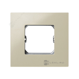 Рамка-база
Simon 27 play,  1 пост,   цвет - слоновая кость,  вертикальная,  горизонтальная,  пластмасса,  2700610-031,  Simon
 - PULSAL.RU