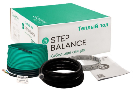 Нагревательный кабель,  Step Balance,   длинна - 9 м.,   мощность - 160 Вт.,  под плитку, под керамогранит,  двужильный,  SBC018009,  Systeme Electric - PULSAL.RU