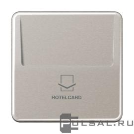 Накладка карточного выключателя
CD 500,  без подсветки,   цвет - платиновый,  пластмасса,  CD590CARDPT-L,  CD 590 CARD PT-L,  JUNG
 - PULSAL.RU