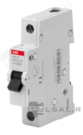 Автоматический выключатель basic M, 1 полюс, 50А, C, 4,5 кА, BMS411C50, ABB - PULSAL.RU