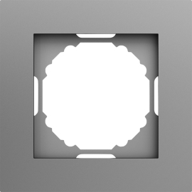 Рамкa
A07,  1 пост,   цвет - сталь,  вертикальная,  горизонтальная,  пластмасса,  DE21137,  Donel
 - PULSAL.RU