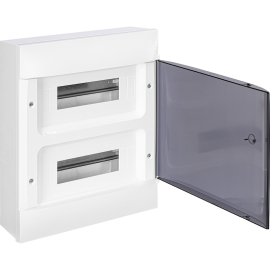 Щит (бокс) Practibox S, Practibox³ и Practibox S, навесной, IP 40,  модулей - 24, пластмасса,  цвет - белый, 135612, Legrand - PULSAL.RU