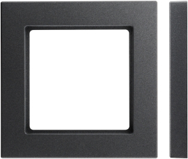 Рамкa Slim Line
Epsilon,  1 пост,   цвет - антрацит,  вертикальная,  горизонтальная,  пластмасса,  K14-145-01.E/J,  LIREGUS
 - PULSAL.RU