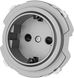 Розетка
Байкал,  со шторками,  с заземлением,  одинарная,  винтовые клеммы,   цвет - платина,  пластмасса,  SQ1819-0307,  TDM
 - PULSAL.RU