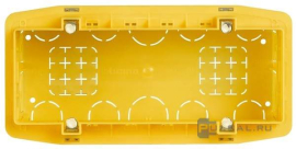 Монтажная коробка 186х76х52мм
Living Now,  Axolute,  LivingLight,  LivingLight AIR,  для сплошных стен,  506L,  BTicino
 - PULSAL.RU