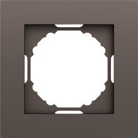 Рамкa
A07,  1 пост,   цвет - мокко,  вертикальная,  горизонтальная,  пластмасса,  DE21153,  Donel
 - PULSAL.RU