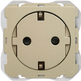 Розетка для рамок ICON
Simon 270,  со шторками,  с заземлением,  одинарная,  винтовые клеммы,   цвет - шампань матовый,  пластмасса,  20000435-094,  Simon
 - PULSAL.RU
