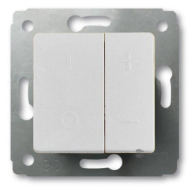 Светорегулятор (диммер) 40-600 Вт
Cariva,  клавишный,  с возможностью управления с 2-х мест,  лампы накаливания и галогенные 220В (R),  лампы с индукционным (обмоточным) трансформ.(L),   цвет - белый,  пластмасса,  773615,  7 736 15,  Legrand
 - PULSAL.RU