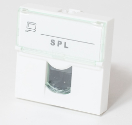 Розетка компьютерная
Системы лючков,  одинарная,   цвет - белый,  пластмасса,  200007-SPL,  200007,  SPL
 - PULSAL.RU