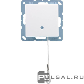 Выключатель со шнурком
A VIVA,  A creation,  A 550,  A flow,  AS 500,  AS 500 Ударопрочная,  ECO profi и ECO profi Standart,  ECO profi design (ECO Profi Deco),  без подсветки,   цвет - белый,  пластмасса,  A506BFNUZWW,  A 506 BF NUZ WW,  JUNG
 - PULSAL.RU