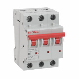 Выключатель нагрузки (мини-рубильник) YON, 3 полюса, 40А, MD63P-340, DKC - PULSAL.RU