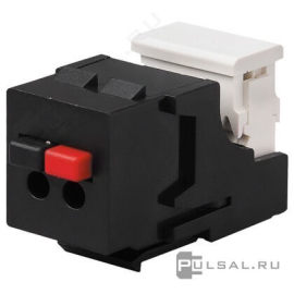 Механизм розетки акустической (тип Keystone/AMP)
Barcelona,  Madrid,  San Sebastian,  Sevilla,  Toledo,  Vintage Wood,  Vintage Corinto,  Vintage Tapestry,  Vintage Porcelain,  Crystal De Luxe,  Siena,  Firenze,  Granada,  Emporio,  Sanremo,  Marco,  Belle Epoque,  San Sebastian Surface,  Roma Surface,  Smalto italiano,  1 пара,  2 пары,   цвет - черный,  FD-310ST-M,  FEDE
 - PULSAL.RU