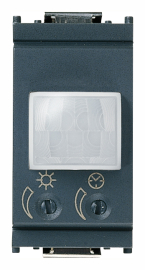 Датчик движения ИК с реле (без нейтрали) Idea, двухпроводный, цвет - антрацит серый