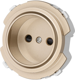 Розетка 
Байкал,  со шторками,  без заземления,  одинарная,  винтовые клеммы,   цвет - шампань,  пластмасса,  SQ1819-0508,  TDM
 - PULSAL.RU