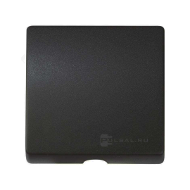 Накладка
Simon 82 Concept,   цвет - черный матовый,  пластмасса,  8200051-098,  Simon
 - PULSAL.RU