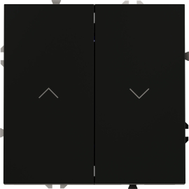 Выключатель для жалюзи
S70,  без фиксации,  без подсветки,   цвет - черный матовый,  пластмасса,  VLS020708,  Voltum
 - PULSAL.RU