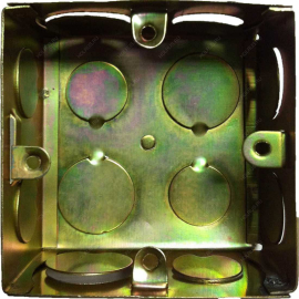 Монтажная коробка квадратная китайско-британского стандарта
Tile,  для сплошных стен,  SB-GI-BOX,  HDL
 - PULSAL.RU