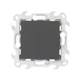 Выключатель кнопочный
Simon 24 Harmonie,  одноклавишный,   цвет - графит,  пластмасса,  2450150-038,  Simon
 - PULSAL.RU