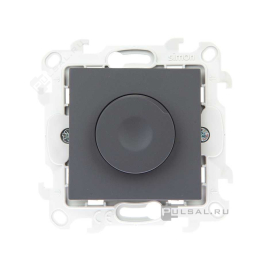 Светорегулятор (диммер) 40-450 Вт
Simon 24 Harmonie,  поворотно-нажимной,  с возможностью управления с 2-х мест,  лампы накаливания и галогенные 220В (R),  лампы с электронным (емкостным) трансформ.(C),   цвет - графит,  пластмасса,  2410313-038,  Simon
 - PULSAL.RU