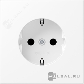 Розетка
LS 990,  LS plus,  LS ZERO,  LS-design,  FD-design,  без шторок,  с заземлением,  одинарная,  безвинтовые клеммы,   цвет - белый матовый,  пластмасса,  LS1520WWM,  LS 1520 WWM,  JUNG
 - PULSAL.RU