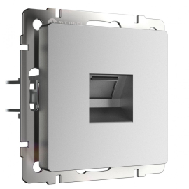 Розетка компьютерная RJ45 Кат.5е UTP
Alumax,  Split,  Slab,  Senso,  Baguette,  Acrylic,  Platinum,  Elite,  Snabb,  Stream,  Flock,  Stark,  Fiore,  Favorit,  Diamant,  Aluminium,  Antik,  Metallic,  одинарная,   цвет - серебряный матовый,  пластмасса,  W1181065,  a063620    ,  Werkel
 - PULSAL.RU