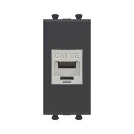 Розетка компьютерная
Avanti,  одинарная,   цвет - черный матовый,  пластмасса,  4412761DKC,  DKC_4412761,  DKC
 - PULSAL.RU